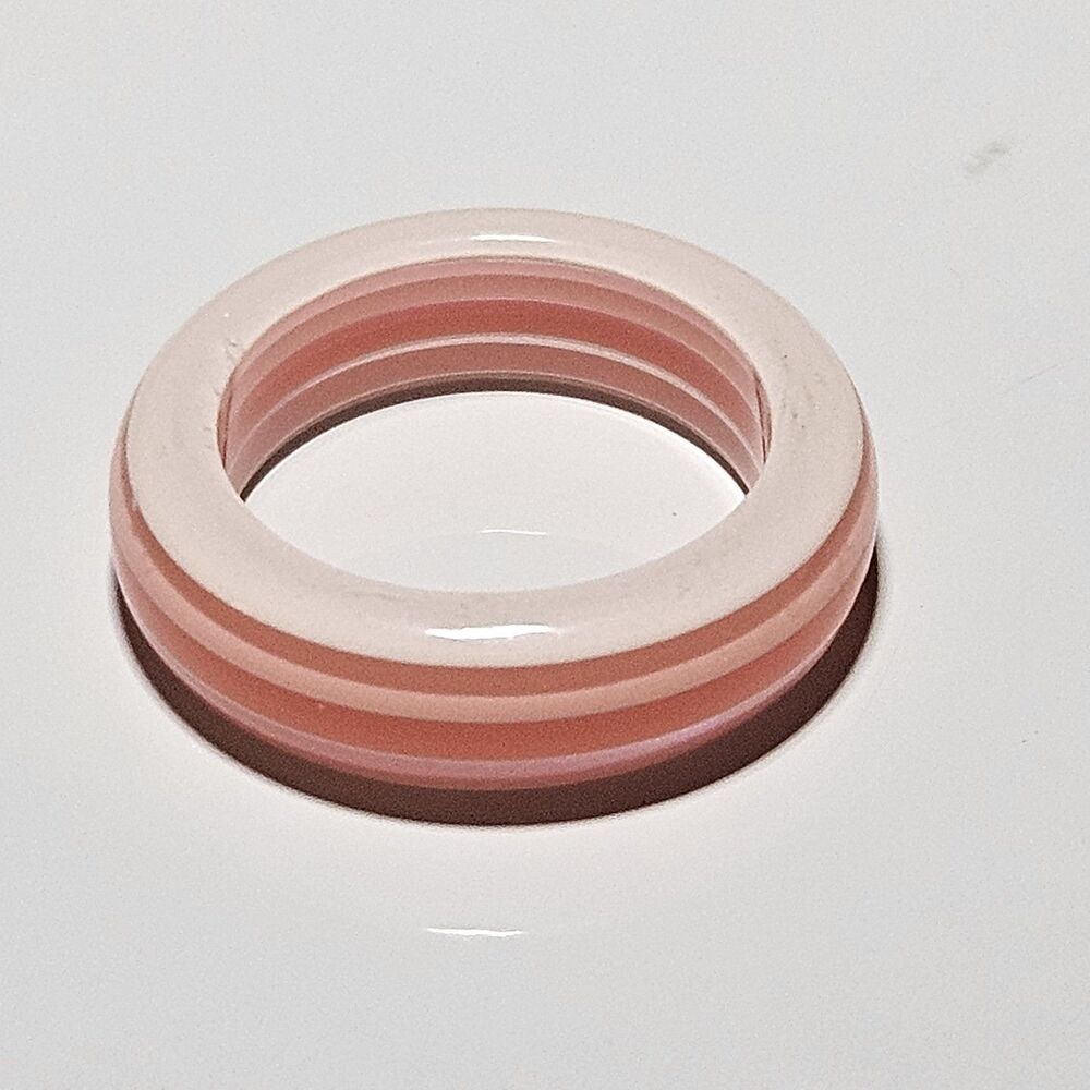 Striped Shades Of Pink Ring Size 5 - Picture 12 of 12